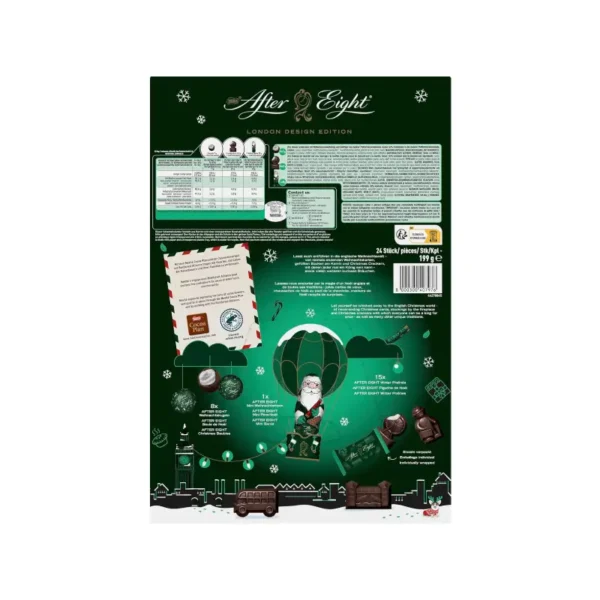 After Eight Calendrier de l'Avent Chocolat de Noël 2022 Assortiment