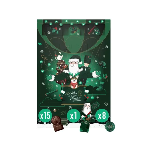 After Eight Calendrier de l'Avent Chocolat de Noël 2022 Coffret