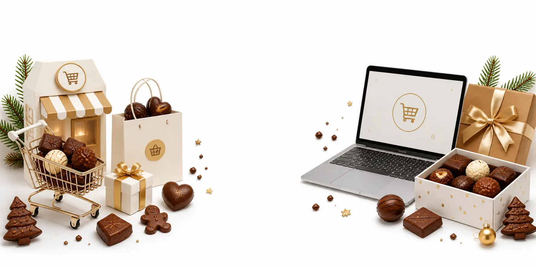 Bandeau Chocolat Shop