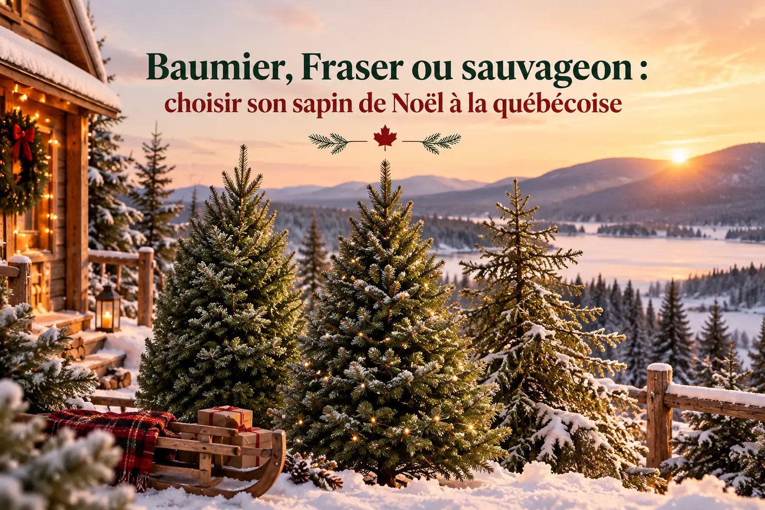 Baumier Fraser sauvageon Sapin