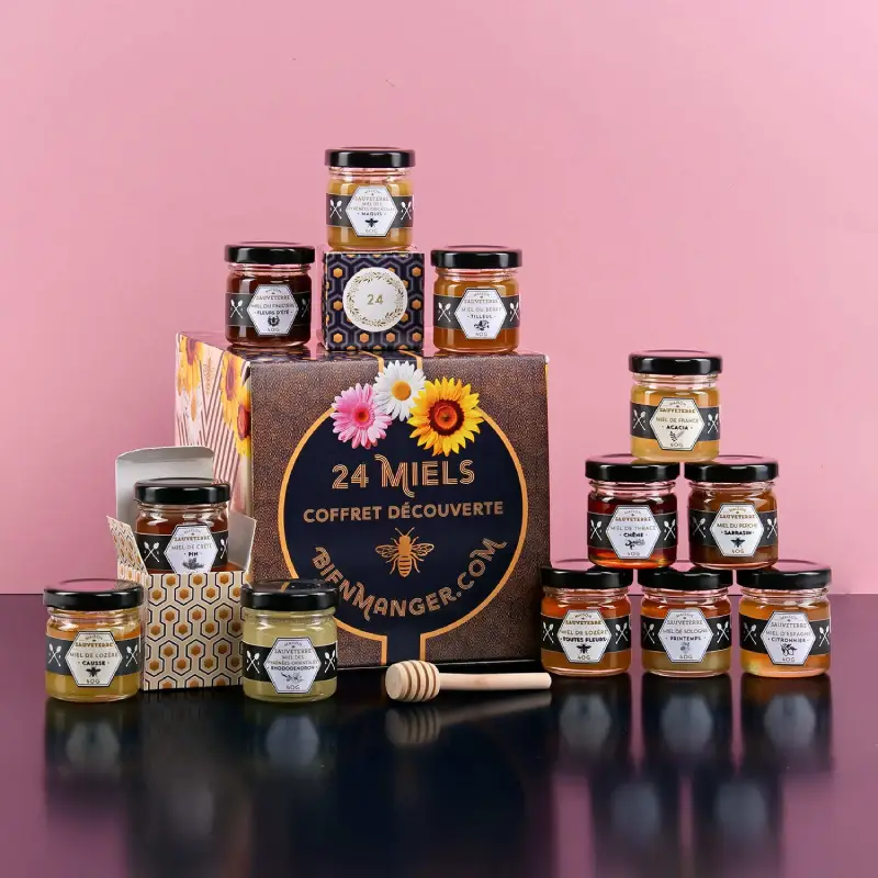 Bienmanger Calendrier de l'Avent 24 pots de Miel 2025 #4