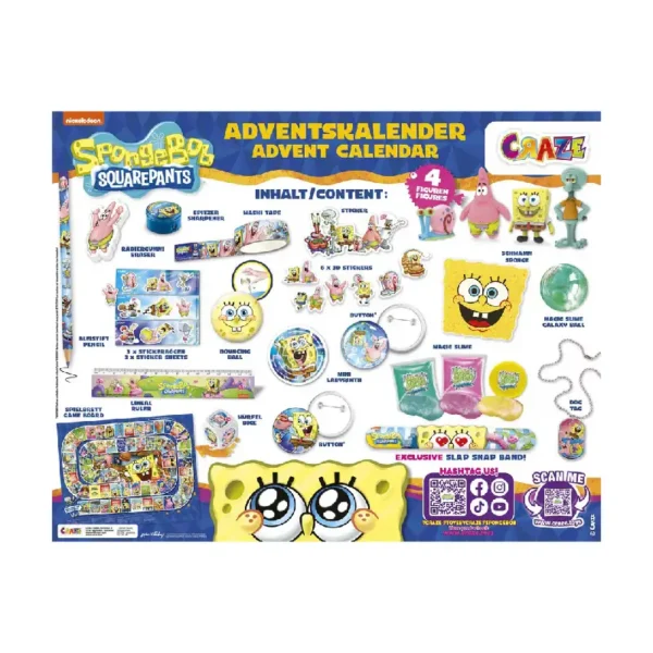 CRAZE Bob l'Éponge Calendrier de l'Avent #3