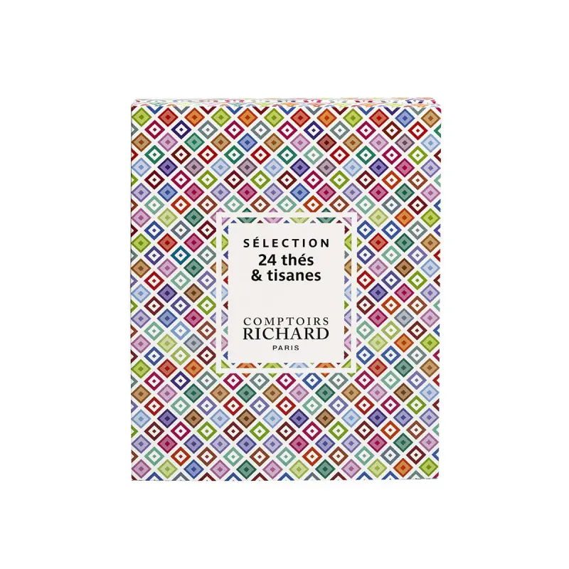 Comptoirs Richard Calendrier de l&rsquo;Avent 24 thés et tisanes