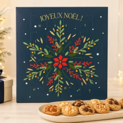 Calendrier de l’Avent Cookies Artisanaux Pierre & Tim Cookies 2026 Chocolat