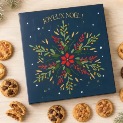 Calendrier de l’Avent Cookies Artisanaux Pierre & Tim Cookies 2026 Noisette Calendrier de l’Avent Cookies Artisanaux Pierre & Tim Cookies 2026 Noisette