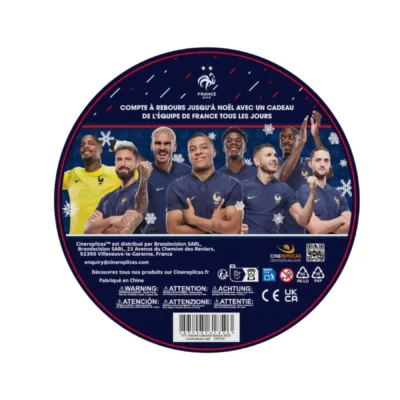 Cinereplicas Calendrier De L'Avent FFF Deluxe 2024 – Équipe De France De Football – 24 Cadeaux Exclusifs Sous Licence Officielle