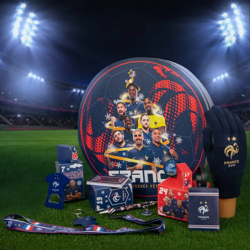 Calendrier de l&rsquo;Avent Deluxe Équipe de France de Football 