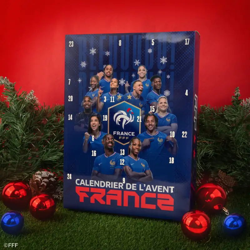 Calendrier de l&rsquo;Avent Équipe de France de Football
