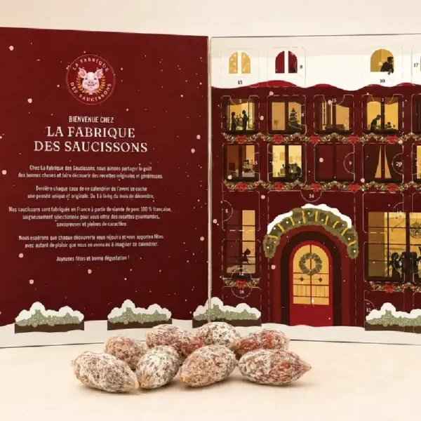 Calendrier de l’Avent Mini-Saucisson ArtisanalLa Fabrique des Saucissons 2026 Gourmandise