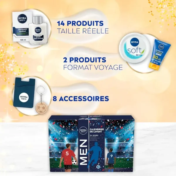 Calendrier de l'Avent Nivea Men 2024 Voyage