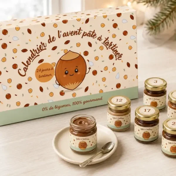 Calendrier de l’Avent Pâte à Tartiner Artisanale 2026 Caramels
