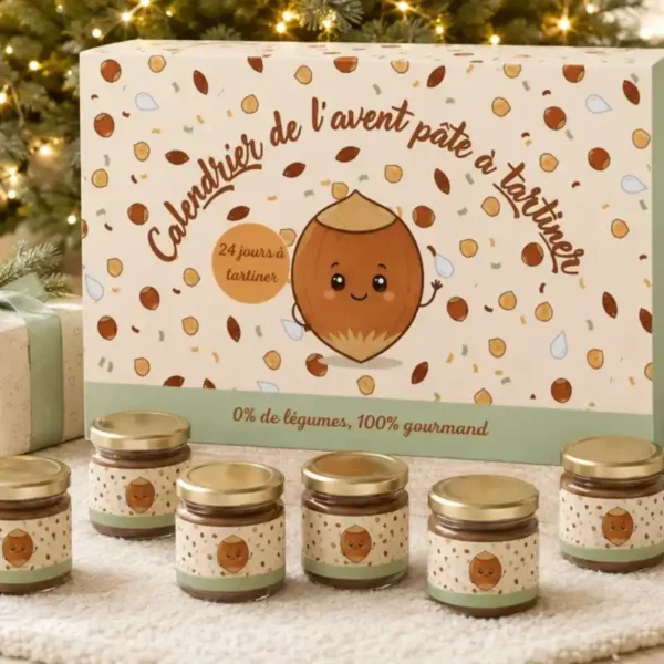 Calendrier de l’Avent Pâte à Tartiner Artisanale 2026 Gourmand