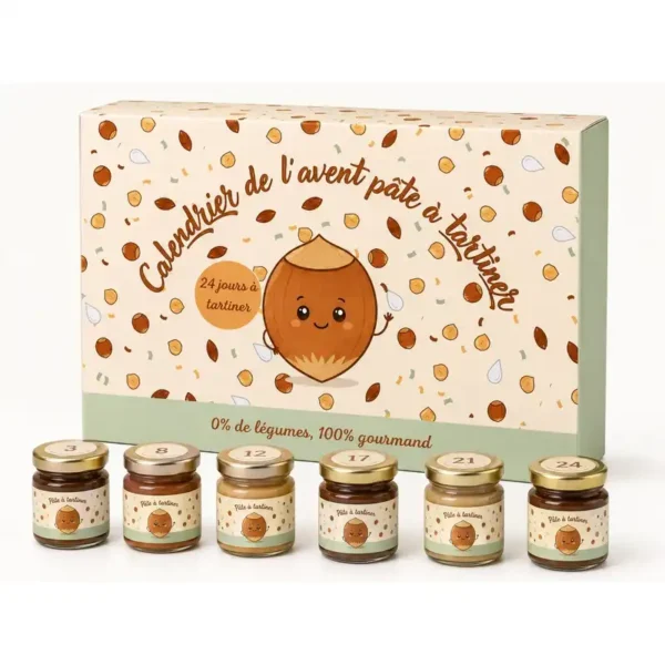 Calendrier de l’Avent Pâte à Tartiner Artisanale Pot