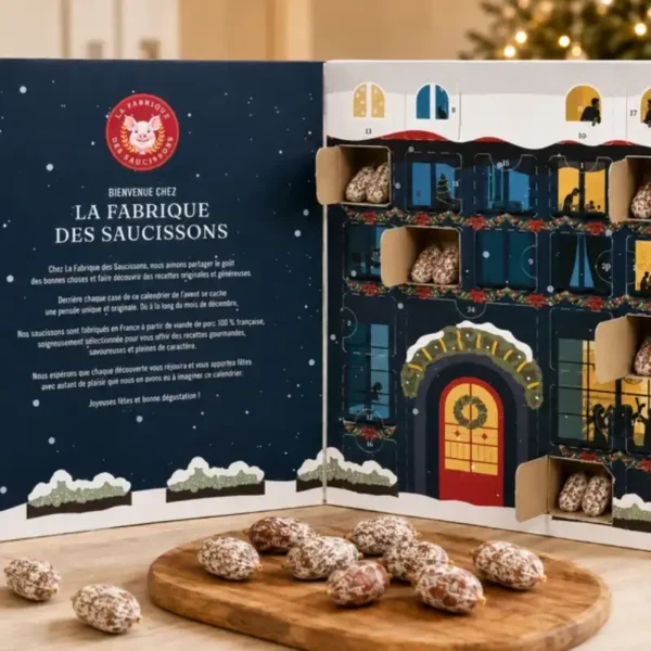 Calendrier de l’Avent Saucisson 2026 Anniversaire Calendrier de l’Avent Saucisson 2026 Anniversaire