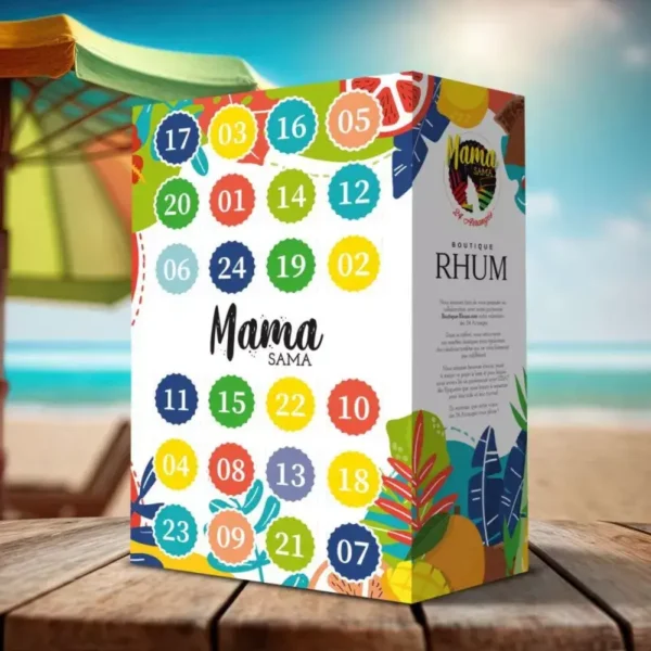 Calendrier de l'Avent de rhum Mama Sama Coffret 2024