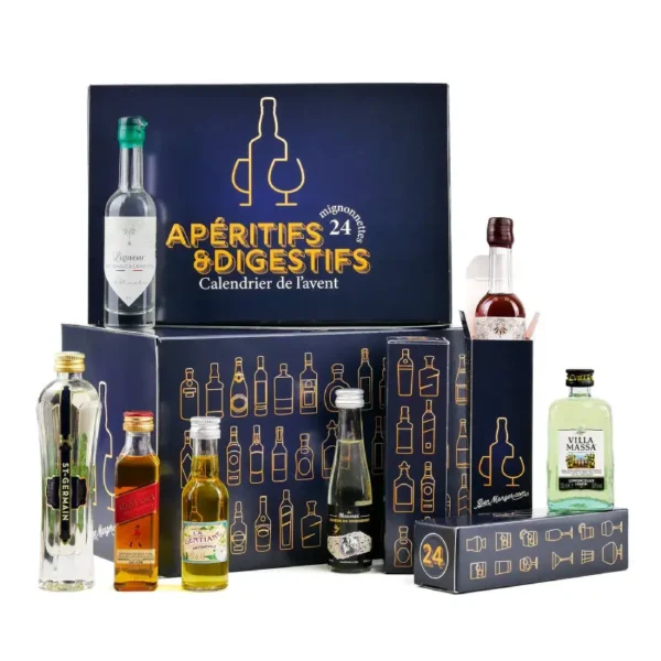 Calendrier de l'avent Apéritifs & Digestifs 24 mignonnettes 2025