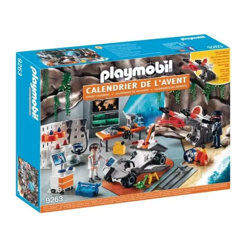 Calendrier de l&rsquo;avent Playmobil Espion Top Agents (9263)