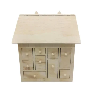 Calendrier de l'avent maison Cultura DIY 3D