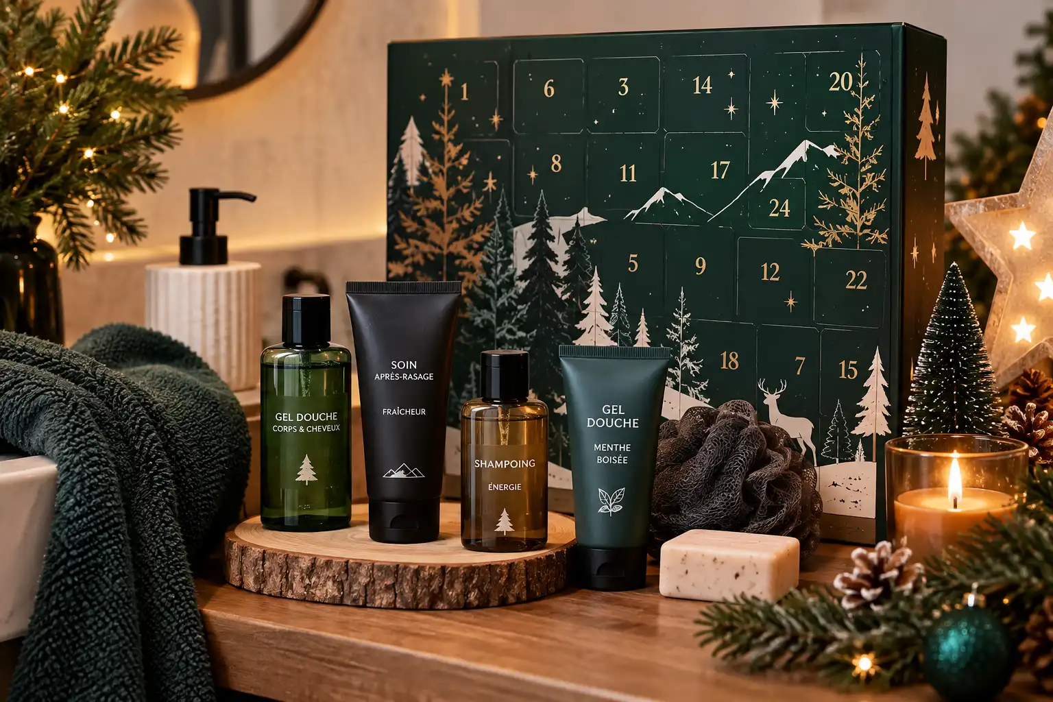 Calendriers Avent Gel Douche Homme