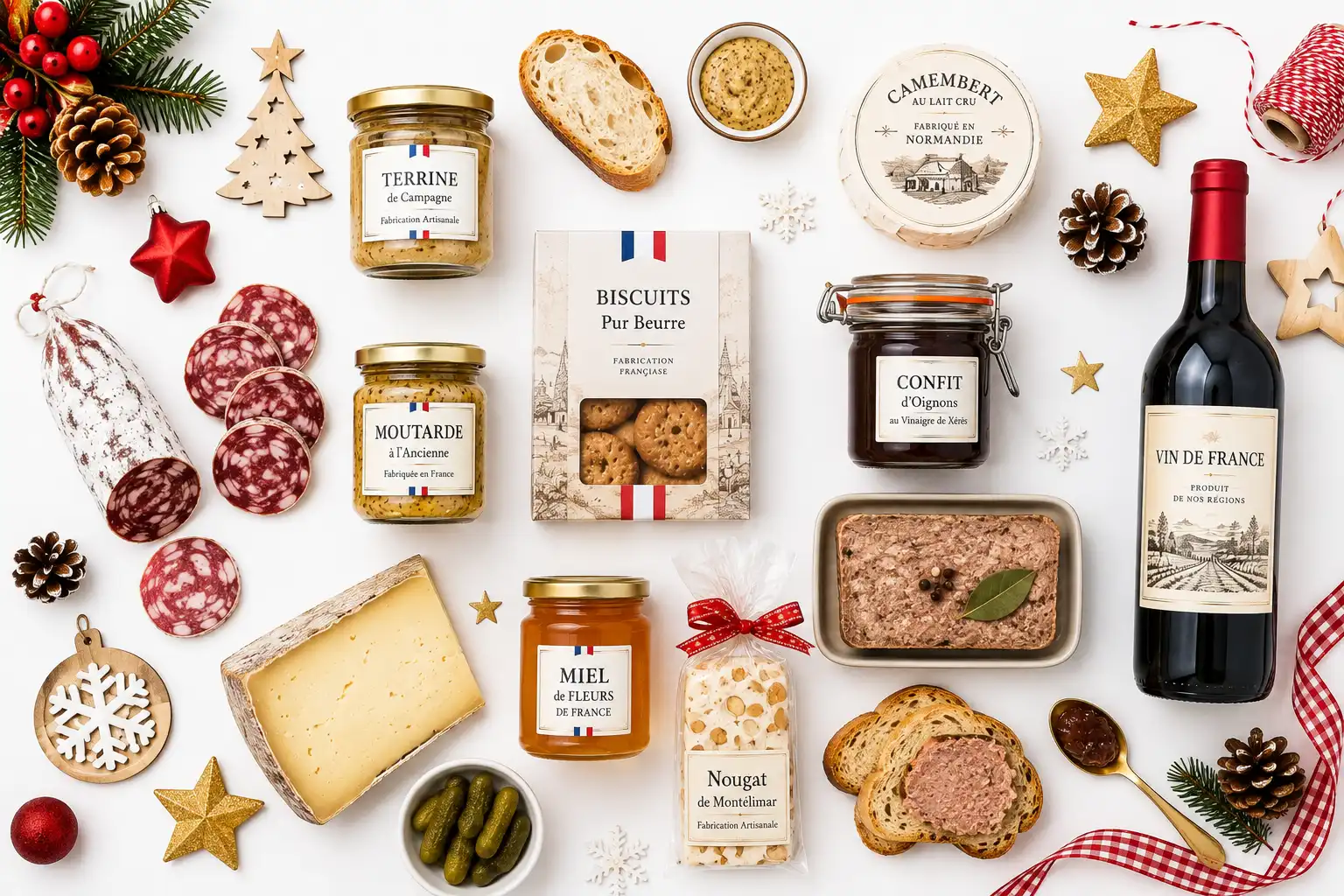 Calendriers Avent Produits Terroir Gastronomie française