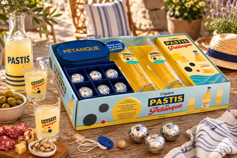 Coffret Pastis Pétanque Vacances