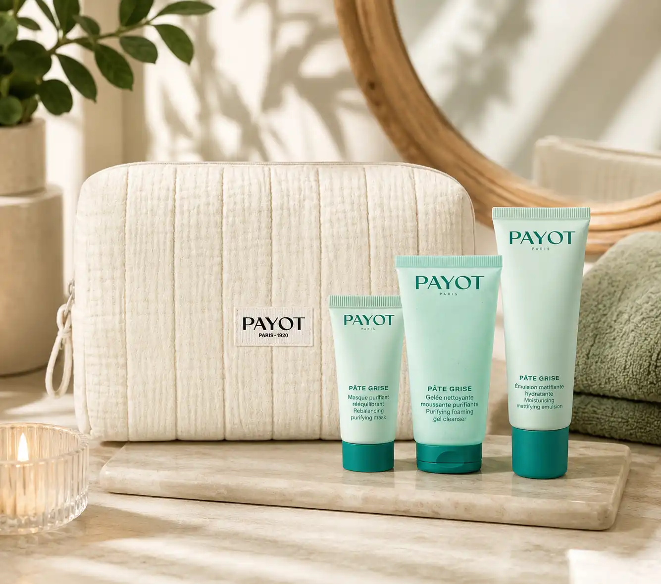 Coffret Rituel pureté pâte grise