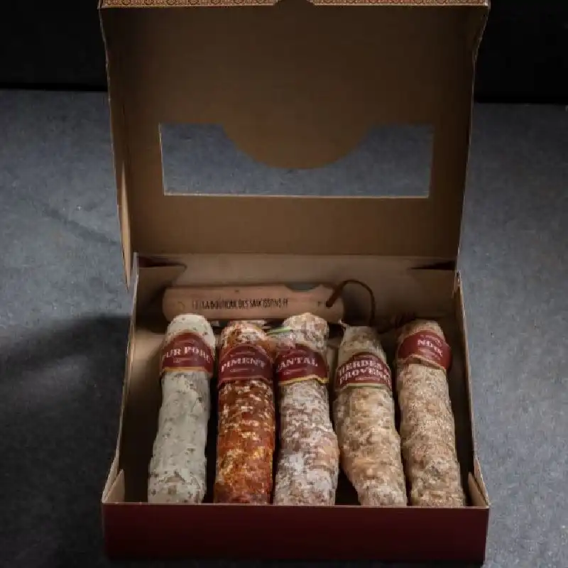Coffret Saucissons-Cigares Noël