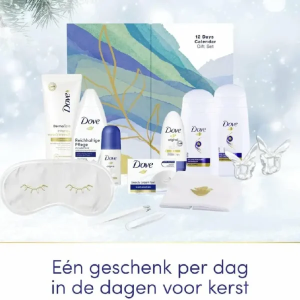 Coffret cadeau Dove Calendrier de l'Avent 12 jours Coffret Noel