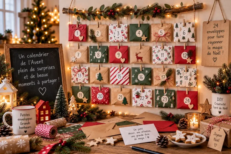 Fabriquer Calendrier Avent Enveloppe