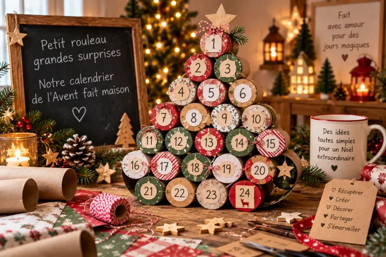 Fabriquer Rouleau Papier Toilette Calendrier Avent Sapin