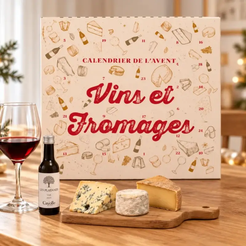 Fromage Gourmet Calendrier de l’Avent Fromage et Vin