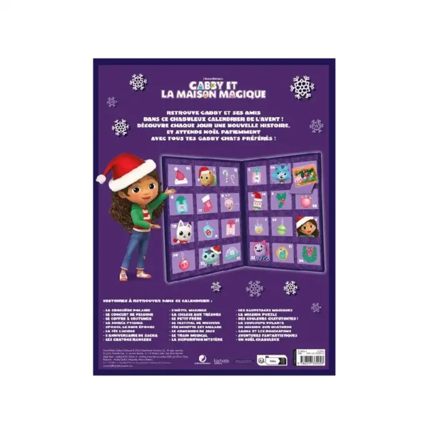 Gabby Et La Maison Magique Calendrier de l'Avent 24 histoires Enfants