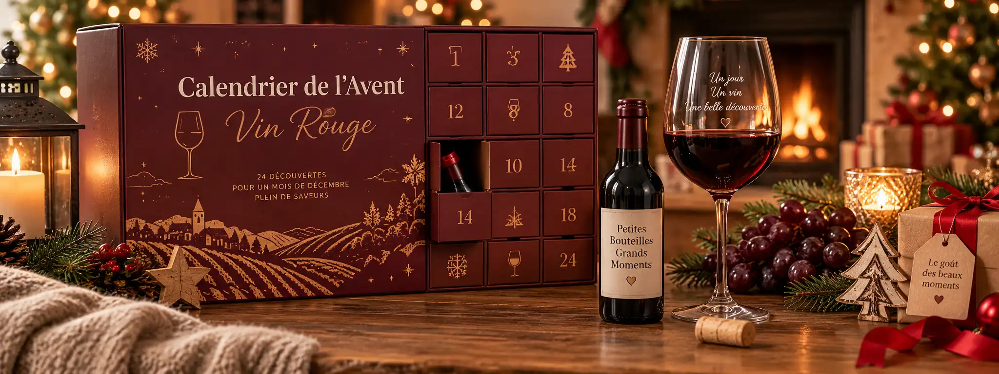 Guide Calendriers Avent Vin Rouge