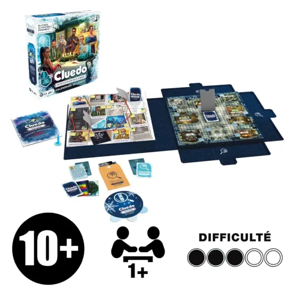 Hasbro Gaming Calendrier de l'avent Cluedo #1
