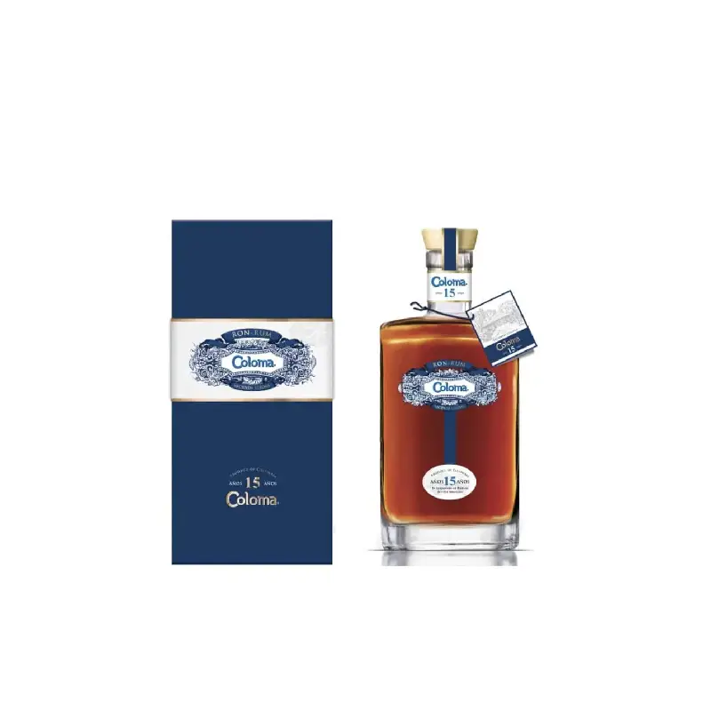 Idée Cadeau Bouteille Rhum Coloma 15 ans