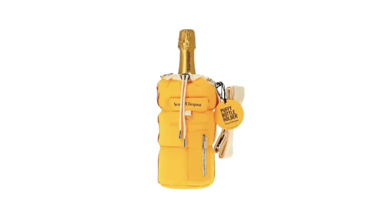 Idée Cadeau Champagne Veuve Clicquot Carte Jaune coffret Puffy Bottle Holder