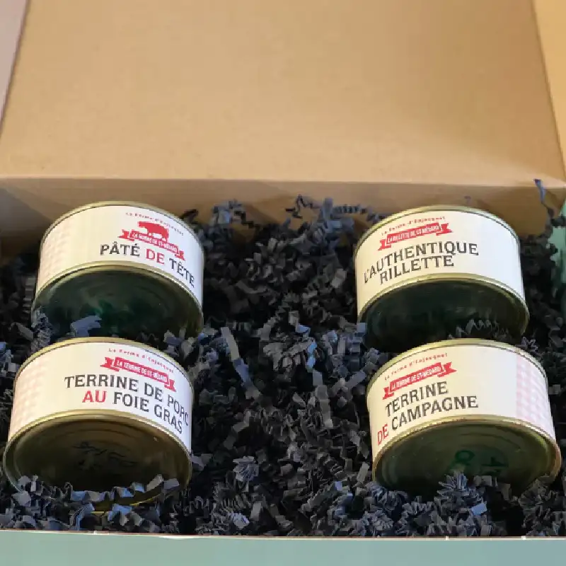 Idée Cadeau Coffret Dégustation de Terrines Maison