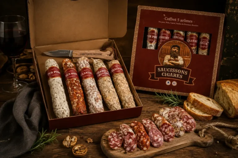 Idée Cadeau Coffret Saucissons-Cigares