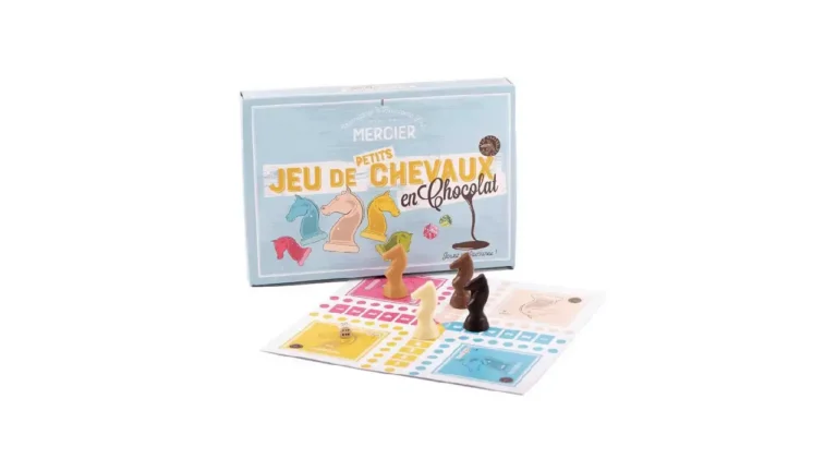 Idée Cadeau Jeu des petits chevaux en chocolat