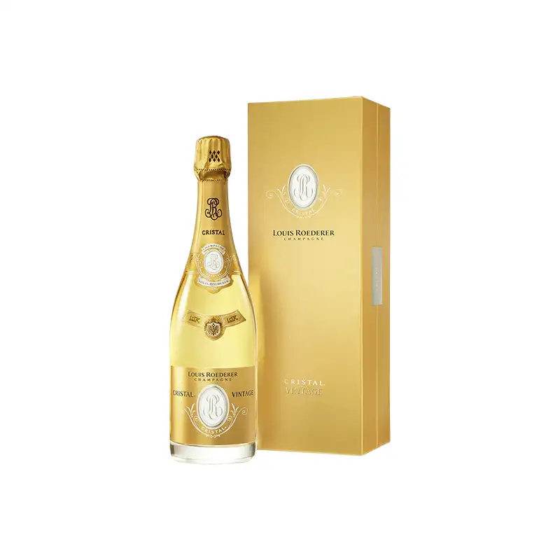 Idée Cadeau Noël Champagne Louis Roederer Cristal étui 2015