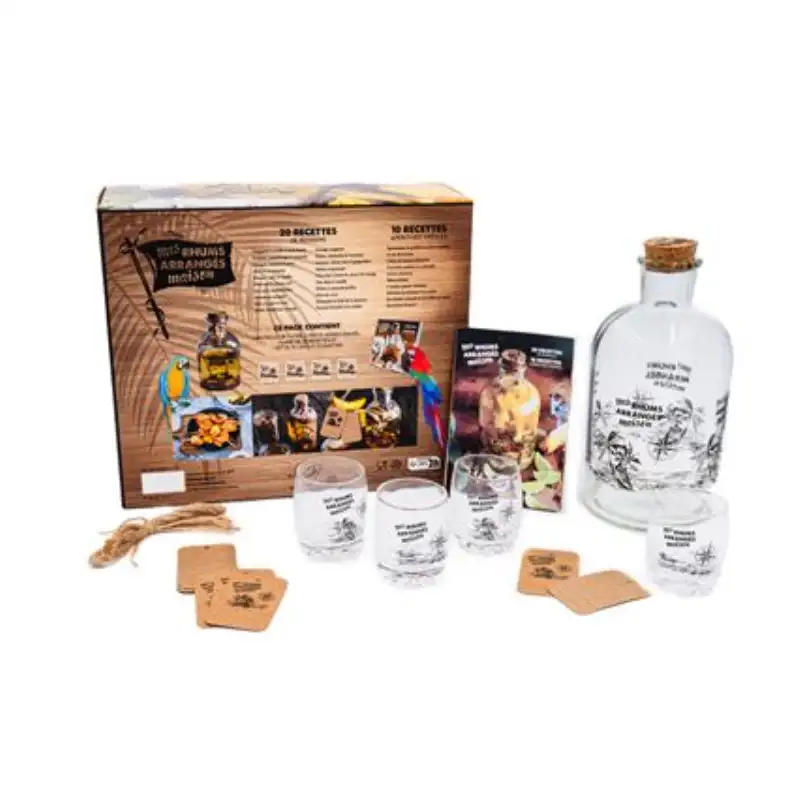 Idée Cadeau Noël Coffret Mes petits rhums arranges maison