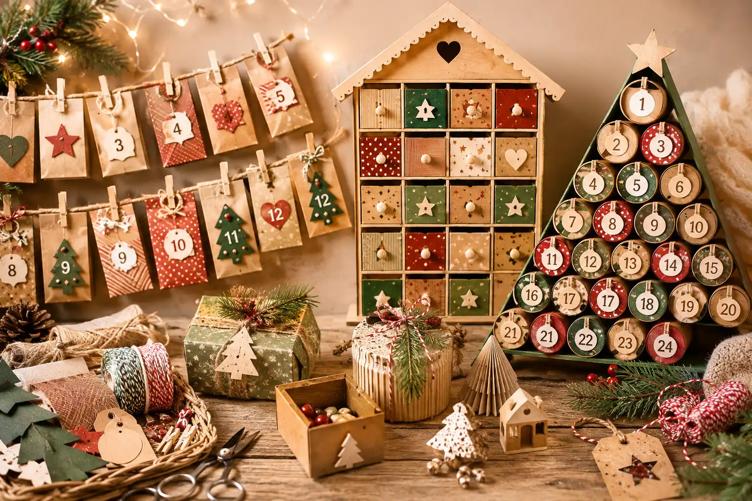 Idées Calendriers Avent DIY