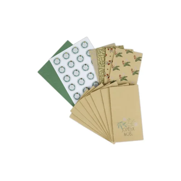 Kit calendrier de l'Avent kraft Collection Noël Campagne