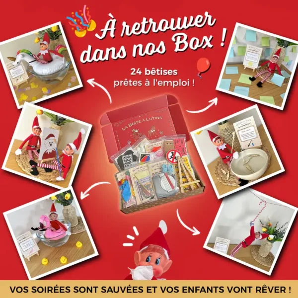 La Boîte à Lutins Coffrets Box 24 bêtises Lutin Farceur #1