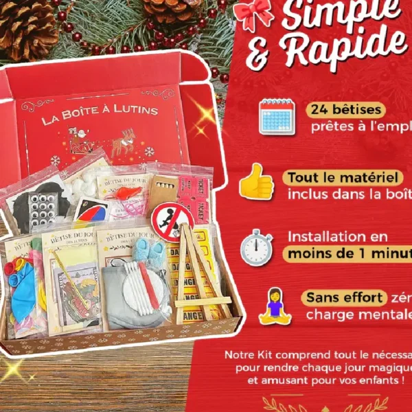 La Boîte à Lutins Coffrets Box 24 bêtises Lutin Farceur #4