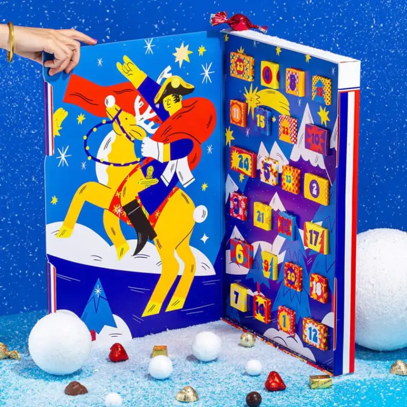 Le Chocolat des Français Calendrier de l'Avent chocolat Frenchy 1