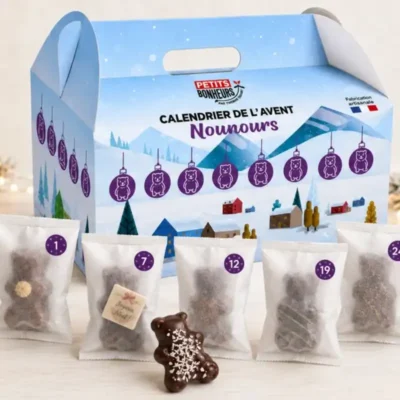 Les petits Bonheur Calendrier de l'Avent Nounours Chocolat 2026 Miel Les petits Bonheur Calendrier de l'Avent Nounours Chocolat 2026 Miel