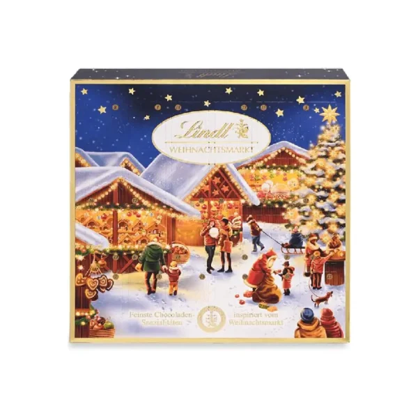 Lindt & Sprüngli Calendrier de l'Avent Table de marché de Noël