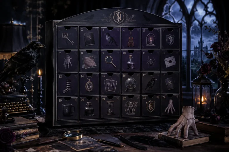 Mercredi Addams Calendrier Avent Carte Blanche