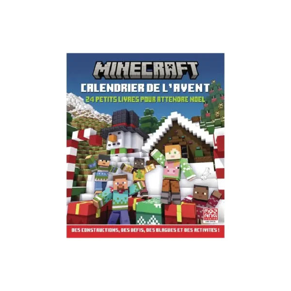Minecraft Calendrier de l'avent Gallimard